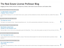 Tablet Screenshot of blog.licenseprofessor.com